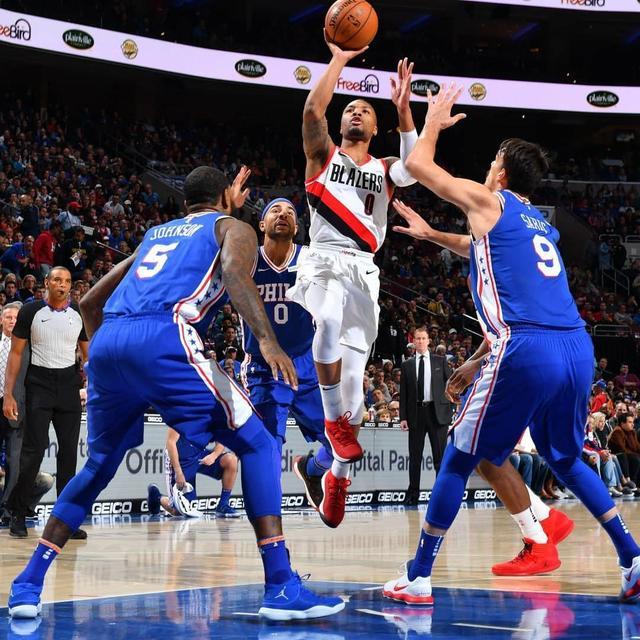 北京队绝杀76人，利拉德统治全场