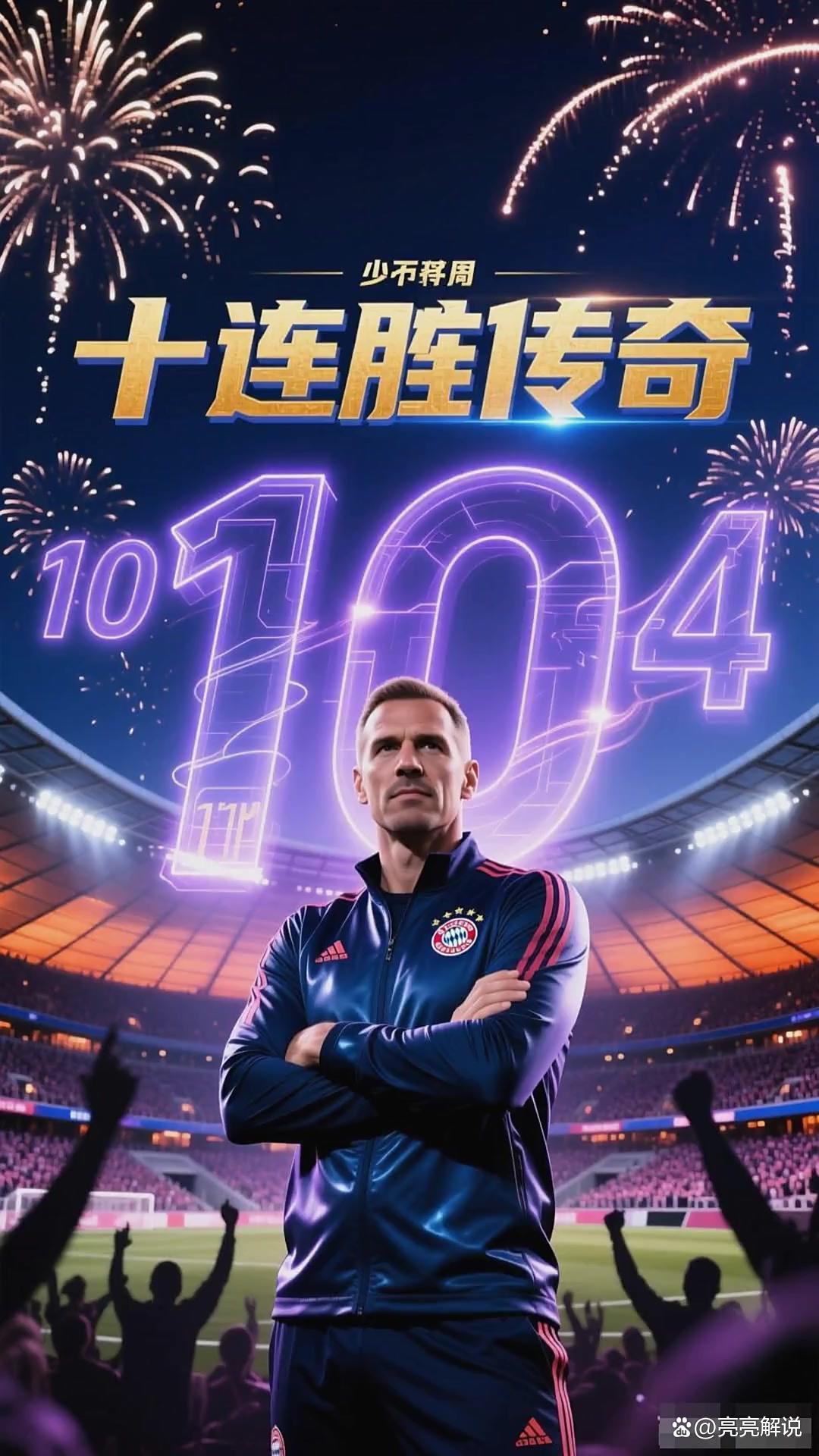 拜仁慕尼黑创造历史，连续十场不败